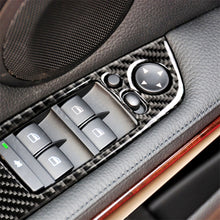 Load image into Gallery viewer, 4 PCS Carbon Fiber Car Left Driving Lifting Panel Decorative Sticker with Folding for BMW E90 / 320i / 325i, Diameter: 37.8cm, Diameter: 37.8cm