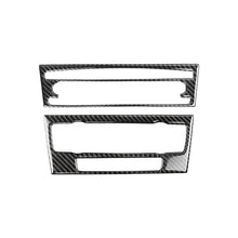 Load image into Gallery viewer, Carbon Fiber Car Central Control CD Panel Decorative Sticker for BMW E90 / E92 2005-2012, Non Navigation with Hole, CD Panel(Non Navigation with Hole)