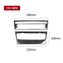 Load image into Gallery viewer, Carbon Fiber Car Central Control CD Panel Decorative Sticker for BMW E90 / E92 2005-2012, Non Navigation without Hole, CD Panel(Non Navigation without Hole)
