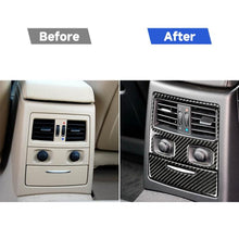 Load image into Gallery viewer, Carbon Fiber Car Rear Air Vent Combination Decorative Sticker with Hole for BMW E90 / E92 2005-2012, Rear Air Vent Combination with Hole, Rear Air Vent Combination