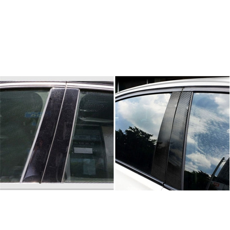 Carbon Fiber Car B Column Decorative Sticker for BMW E90 2005-2012, B Column