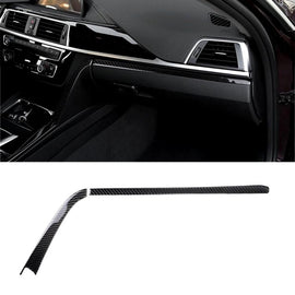 Carbon Fiber Car Copilot Central Control Decorative Sticker for BMW F30 2013-2018 / F34 2013-2018, Sutible for Left Driving, Copilot Central Control