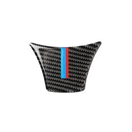 B Edition Three Color Carbon Fiber Car Large Steering Wheel Decorative Sticker for BMW 5 Series F10 F18 2011-2017, Large Steering Wheel(Three Color), Large Steering Wheel(Yellow Red), Large Steering Wheel