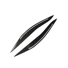 Load image into Gallery viewer, Carbon Fiber Car Lamp Eyebrow Decorative Sticker for BMW 5 Series F10 2014-2016, Lamp Eyebrow