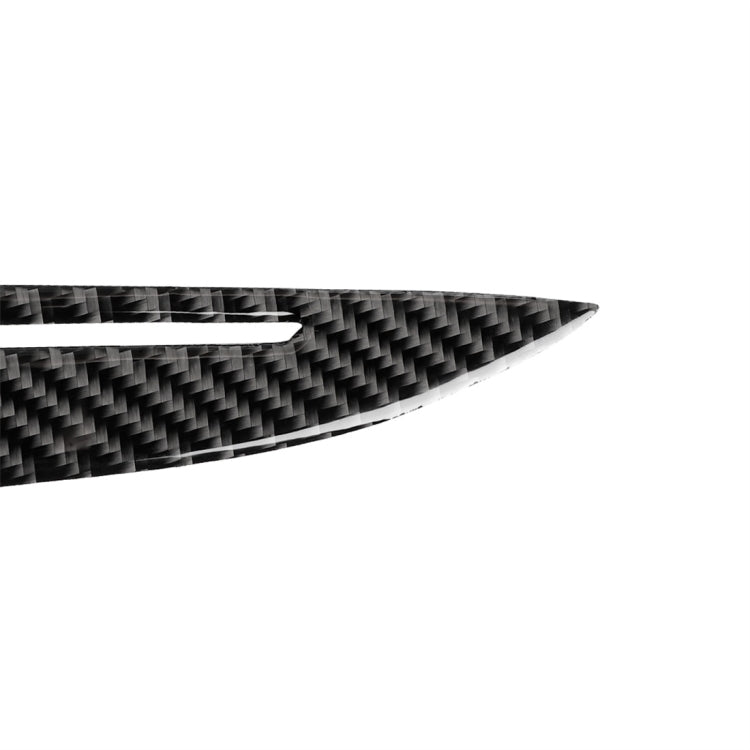 Carbon Fiber Car Lamp Eyebrow Decorative Sticker for BMW 5 Series F10 2014-2016, Lamp Eyebrow