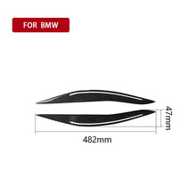 Load image into Gallery viewer, Carbon Fiber Car Lamp Eyebrow Decorative Sticker for BMW 5 Series F10 2014-2016, Lamp Eyebrow