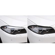 Load image into Gallery viewer, Carbon Fiber Car Lamp Eyebrow Decorative Sticker for BMW 5 Series F10 2014-2016, Lamp Eyebrow