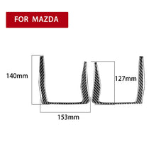 Load image into Gallery viewer, 2 PCS Car Carbon Fiber Rear Door Handle Decorative Sticker for Mazda RX8 2004-2008, Left and Right Drive Universal, Rear Door Handle