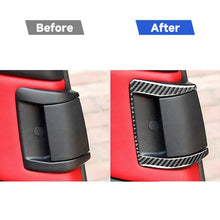 Load image into Gallery viewer, 2 PCS Car Carbon Fiber Rear Door Handle Decorative Sticker for Mazda RX8 2004-2008, Left and Right Drive Universal, Rear Door Handle