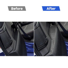 Load image into Gallery viewer, 2 PCS Car Carbon Fiber Rear Armrest Decorative Sticker for Mazda RX8 2004-2008, Left and Right Drive Universal, Rear Armrest