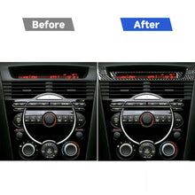 Load image into Gallery viewer, 2 PCS Car Carbon Fiber Information Display Decorative Sticker for Mazda RX8 2004-2008, Left and Right Drive Universal, Information Display