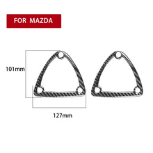 Load image into Gallery viewer, Car Carbon Fiber Seat Headrest Decorative Sticker for Mazda RX8 2004-2008, Left and Right Drive Universal, Seat Headrest