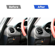 Load image into Gallery viewer, Car Carbon Fiber Dashboard Air Outlet Decorative Sticker for Mazda RX8 2004-2008, Left Drive, Dashboard Air Outlet