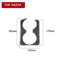 Load image into Gallery viewer, Car Carbon Fiber Handrail Cup Holder Decorative Sticker for Mazda RX8 2004-2008, Left Drive, Handrail Cup Holder