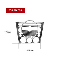 Load image into Gallery viewer, 3 in 1 Car Carbon Fiber Dashboard Multimedia Panel Decorative Sticker for Mazda RX8 2004-2008, Left and Right Drive Universal, Dashboard Multimedia Panel