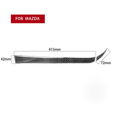 Load image into Gallery viewer, 2 in 1 Car Carbon Fiber Passenger Side Storage Decorative Sticker for Mazda RX8 2004-2008, Left and Right Drive Universal, Passenger Side Storage