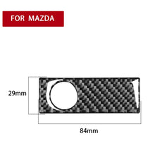 Load image into Gallery viewer, Car Carbon Fiber Glove Box Storage Box Handle Decorative Sticker for Mazda RX8 2004-2008, Left and Right Drive Universal, Glove Box Storage Box Handle