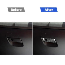 Load image into Gallery viewer, Car Carbon Fiber Glove Box Storage Box Handle Decorative Sticker for Mazda RX8 2004-2008, Left and Right Drive Universal, Glove Box Storage Box Handle