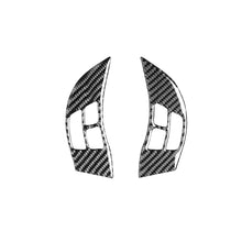 Load image into Gallery viewer, 2 PCS Car Carbon Fiber Steering Wheel Decorative Sticker for Mazda RX8 2004-2008, Left and Right Drive Universal, Steering Wheel A