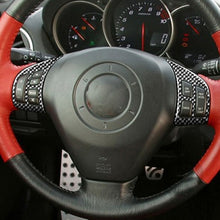 Load image into Gallery viewer, 2 PCS Car Carbon Fiber Steering Wheel Decorative Sticker for Mazda RX8 2004-2008, Left and Right Drive Universal, Steering Wheel A