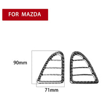 Load image into Gallery viewer, 2 PCS Car Carbon Fiber Left and Right Air Outlet Decorative Sticker for Mazda RX8 2004-2008, Left and Right Drive Universal, Left and Right Air Outlet