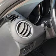 Load image into Gallery viewer, 2 PCS Car Carbon Fiber Left and Right Air Outlet Decorative Sticker for Mazda RX8 2004-2008, Left and Right Drive Universal, Left and Right Air Outlet