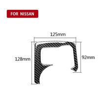 Load image into Gallery viewer, Car Carbon Fiber Central Control Heating Button Decorative Sticker for Nissan 370Z Z34 2009-, Left and Right Drive Universal, Central Control Heating Button