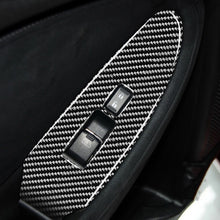 Load image into Gallery viewer, 2 PCS Car Carbon Fiber Window Lift Panel Decorative Sticker for Nissan 370Z Z34 2009-, Right Drive Low-configured, Window Lift Panel Right Drive