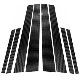 Car Carbon Fiber B Pillar Decorative Sticker for BMW X6 E71 2009-2013, Left and Right Drive Universal, For BMW X6 E71 2009-2013