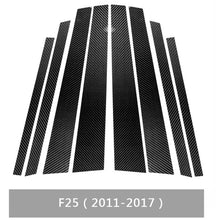 Load image into Gallery viewer, Car Carbon Fiber B Pillar Decorative Sticker for BMW X3 F25 2011-2017, Left and Right Drive Universal, For BMW X3 F25 2011-2017