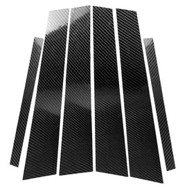 Car Carbon Fiber B Pillar Decorative Sticker for BMW E46, Left and Right Drive Universal, For BMW E46
