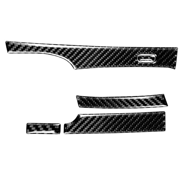 5 in 1 Car Carbon Fiber Automatic Gear Decorative Sticker for Honda Civic 8th Generation 2006-2011, Left Drive, 5 in 1 Automatic Gear, Left Drive