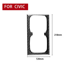 Load image into Gallery viewer, Car Carbon Fiber Water Cup Holder Decorative Sticker for Honda Civic 8th Generation 2006-2011, Left and Right Drive Universal, Water Cup Holder