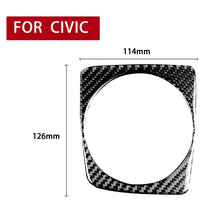 Load image into Gallery viewer, Car Carbon Fiber Manual Gear Decorative Sticker for Honda Civic 8th Generation 2006-2011, Right Drive, Manual Gear, Right Drive