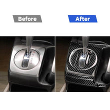 Load image into Gallery viewer, 8 in 1 Car Carbon Fiber Automatic Gear Panel Set Decorative Sticker for Honda Civic 8th Generation 2006-2011, Right Drive, Automatic Gear Panel Set, Right Drive