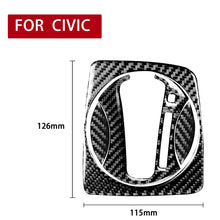 Load image into Gallery viewer, 4 in 1 Car Carbon Fiber Automatic Gear Set Decorative Sticker for Honda Civic 8th Generation 2006-2011, Right Drive, Automatic Gear Set, Right Drive