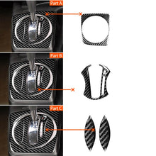 Load image into Gallery viewer, 4 in 1 Car Carbon Fiber Automatic Gear Set Decorative Sticker for Honda Civic 8th Generation 2006-2011, Right Drive, Automatic Gear Set, Right Drive