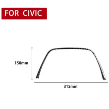 Load image into Gallery viewer, Car Carbon Fiber Upper Part of Speedometer Decorative Sticker for Honda Civic 8th Generation 2006-2011, Left and Right Drive Universal, Upper Part of Speedometer