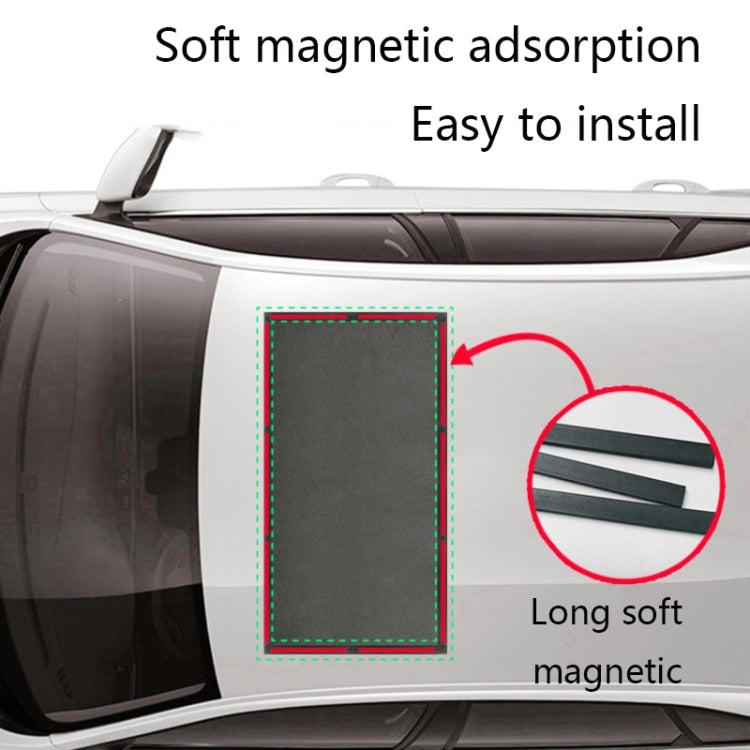 N913 Nylon Mesh Screens For Insect-Proof Dust-Proof Ventilated And Breathable Car Sunroof Magnetic Sun Shade, Size: 100x65cm, 100x65cm