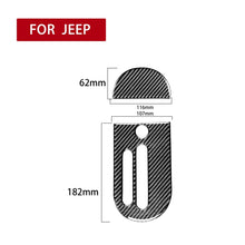 Load image into Gallery viewer, 2 in 1 Car Carbon Fiber Gear Decorative Sticker for Jeep Wrangler JK 2007-2010, Left Drive , Gear