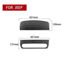 Load image into Gallery viewer, 2 in 1 Car Carbon Fiber Front Passenger Seat Handrail Decorative Sticker for Jeep Wrangler JK 2007-2010, Left and Right Drive Universal, Front Passenger Seat Handrail