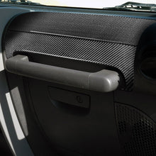 Load image into Gallery viewer, 2 in 1 Car Carbon Fiber Front Passenger Seat Handrail Decorative Sticker for Jeep Wrangler JK 2007-2010, Left and Right Drive Universal, Front Passenger Seat Handrail