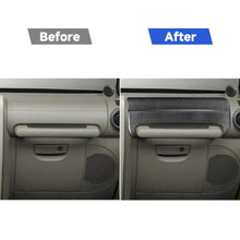 Load image into Gallery viewer, 2 in 1 Car Carbon Fiber Front Passenger Seat Handrail Decorative Sticker for Jeep Wrangler JK 2007-2010, Left and Right Drive Universal, Front Passenger Seat Handrail