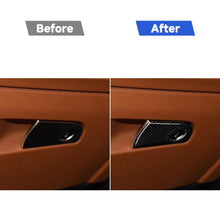 Load image into Gallery viewer, Car Carbon Fiber Passenger Seat Storage Decorative Sticker for Alfa Romeo Giulia 2017-2019, Right Drive, Passenger Seat Storage, Right Drive