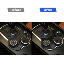 Load image into Gallery viewer, Car Carbon Fiber Gear Panel Decorative Sticker for Alfa Romeo Giulia 2017-2019, Left and Right Drive Universal, Gear Panel