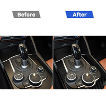 Load image into Gallery viewer, 3 in 1 Car Carbon Fiber Gear Frame Panel Decorative Sticker for Alfa Romeo Giulia 2017-2019, Left Drive, Gear Frame, Left Drive