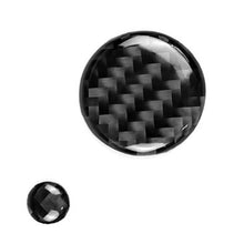 Load image into Gallery viewer, One Set Car Carbon Fiber Central Control Multimedia Knob Decorative Sticker for Mazda 3 / 6 / CX-9 / CX-5, Left and Right Drive Universal, Central Control Multimedia Knob
