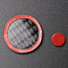 Load image into Gallery viewer, One Set Car Carbon Fiber Central Control Multimedia Knob Decorative Sticker for Mazda 3 / 6 / CX-9 / CX-5, Left and Right Drive Universal, Central Control Multimedia Knob