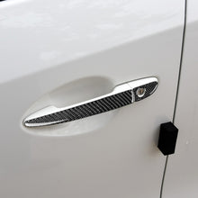 Load image into Gallery viewer, One Set Car Carbon Fiber Outside Door Handle without Smart Hole Decorative Sticker for Mazda CX-5 2017-2018, Left Drive, Outside Door Handle without Smart Hole, Left Drive