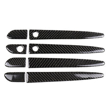 Load image into Gallery viewer, One Set Car Carbon Fiber Outside Door Handle with Smart Hole Decorative Sticker for Mazda CX-5 2017-2018, Right Drive, Outside Door Handle with Smart, Right Drive